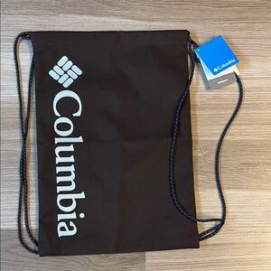Columbia Brown Drawstring Bag